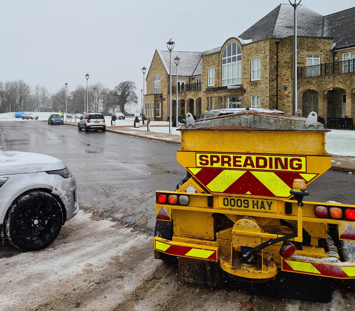 Car park Gritting