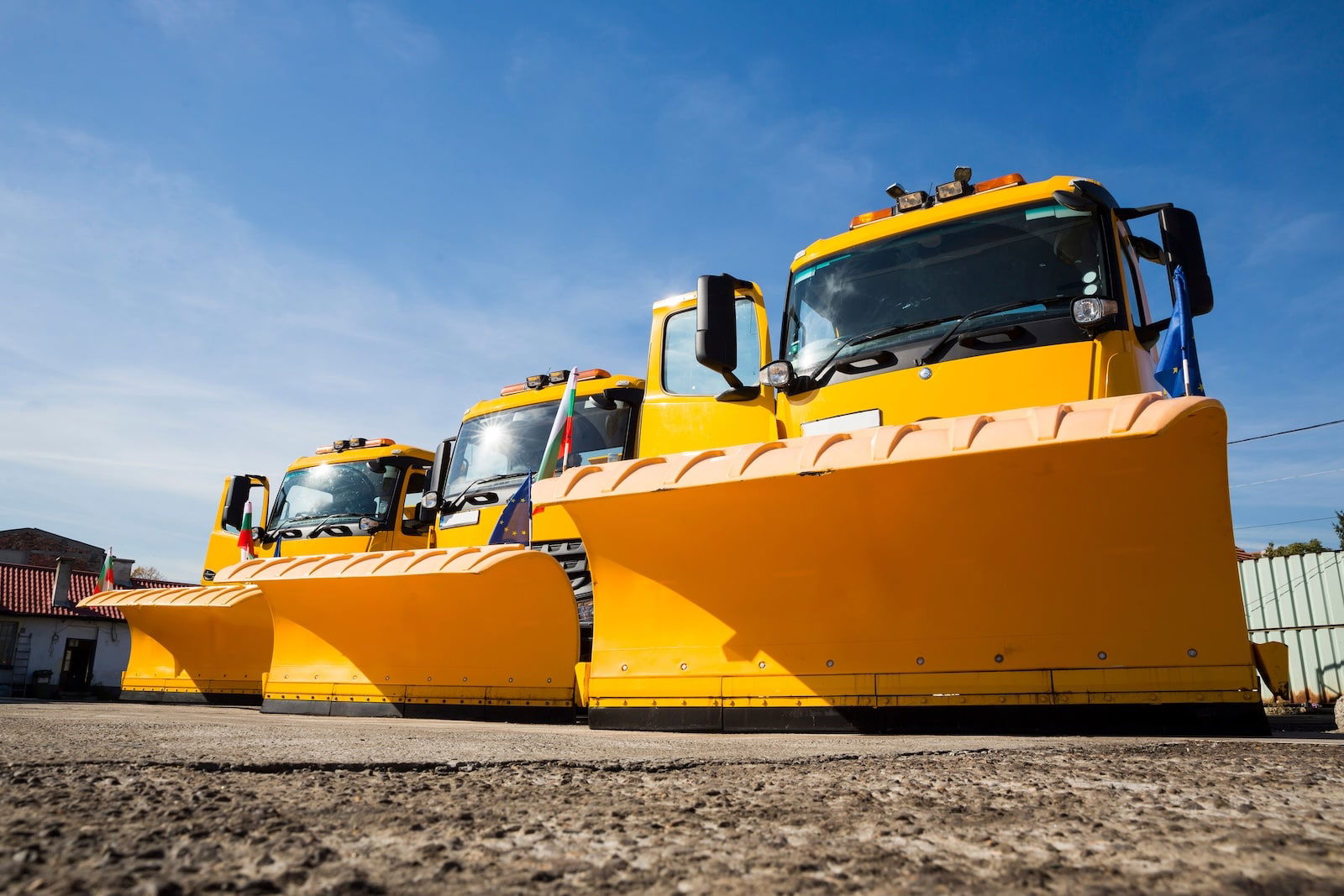 Snow Clearance Fleet at North East Gritters